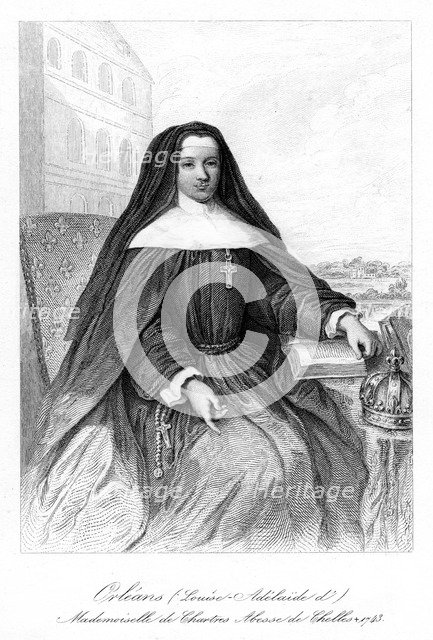 Marie Louise Adelaide d'Orleans. Artist: Unknown