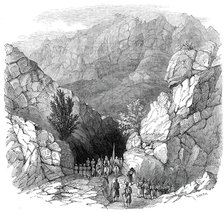 Algeria - passage of the Iron Gates, 1845. Creator: Smyth.
