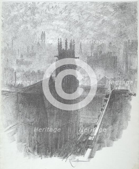 Christ Church, St. Louis, 1919. Creator: Joseph Pennell.