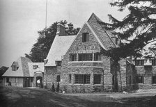 Locker room wing from the 1st tee, East Course, Winged Foot Golf Club, Mamaroneck, New York, 1925. Artist: Unknown.