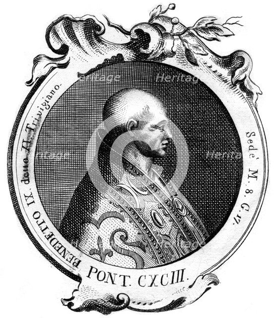 Benedict IX, Pope of the Catholic Church. Artist: Unknown