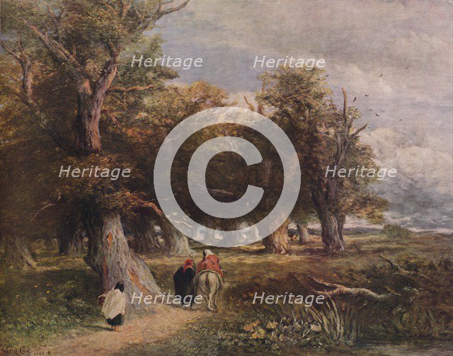The Skirts of the Forest, 1855, (1938). Artist: David Cox the elder