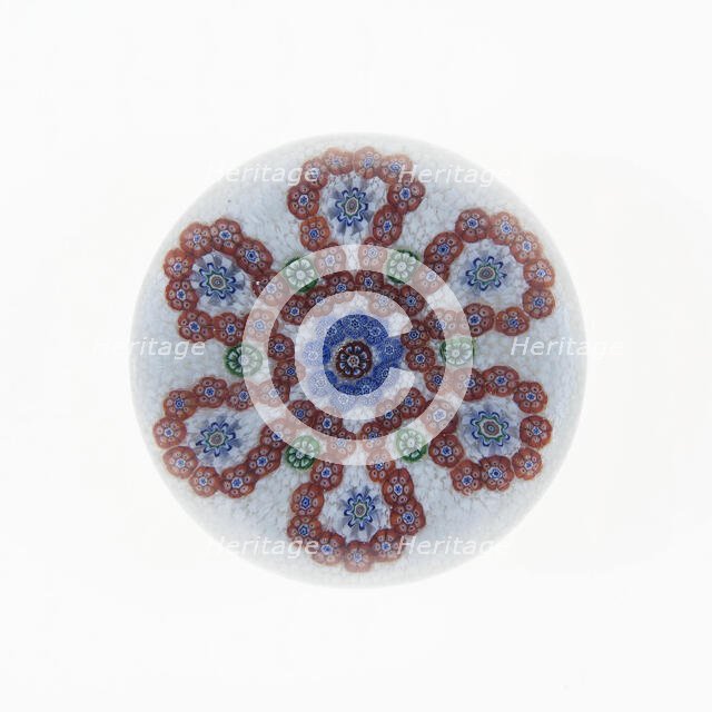 Paperweight, Baccarat, 19th century. Creator: Baccarat Glasshouse.