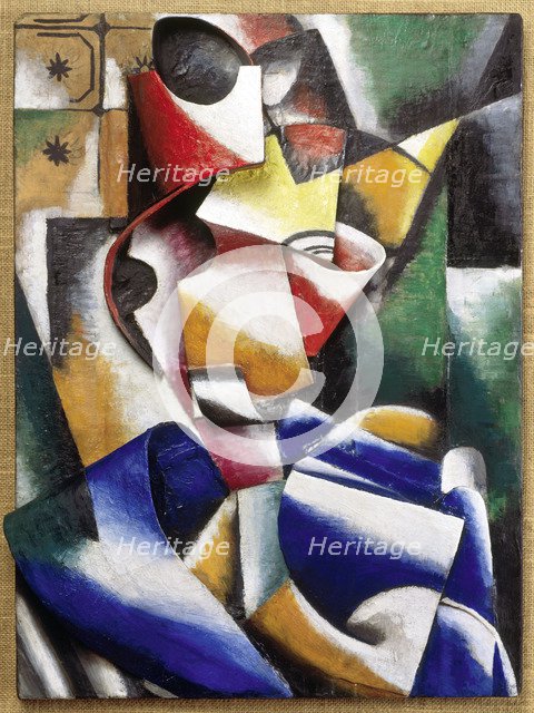 Portrait of a Lady (Plastic Drawing), 1915.