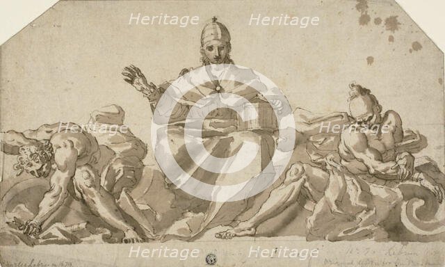 The Church Defeating Heresy, n.d. Creator: Charles le Brun.