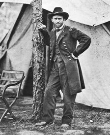 Ulysses S Grant (1822-1885), American soldier and statesman, c1860s. Artist: Unknown