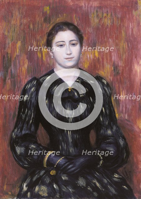 Portrait of Mme. Paulin, 1885-1890?. Artist: Renoir, Pierre Auguste (1841-1919)