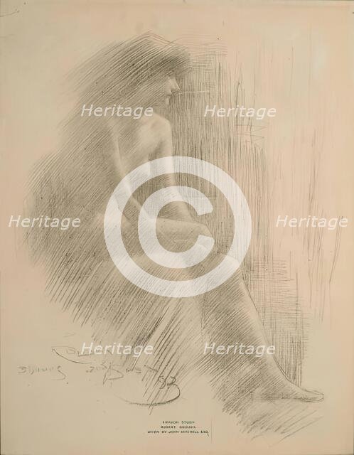 Study of a Figure, 1893. Creator: Robert Brough.