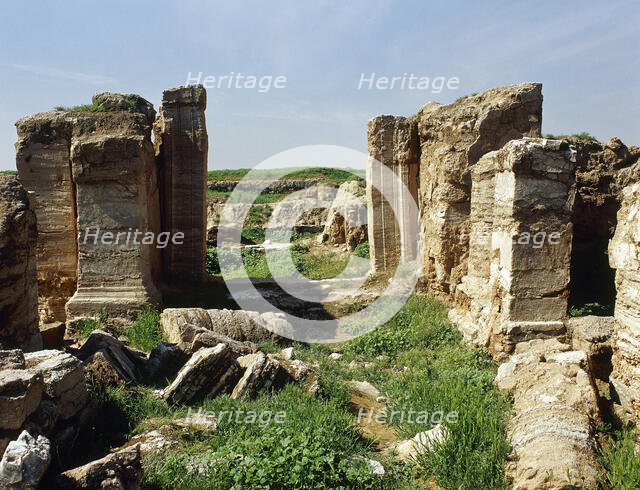 Temple of Atargatis, Dura-Europos, Syria, 2001. Creator: LTL.