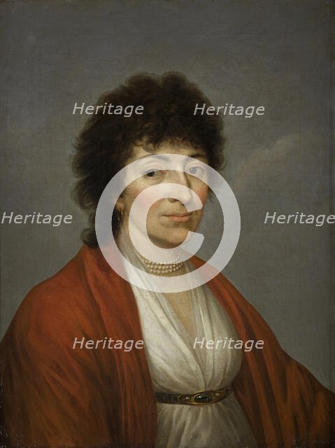 Portrait of Justyna Lanckoronska, 1880s. Creator: Kazimierz Wojniakowski.