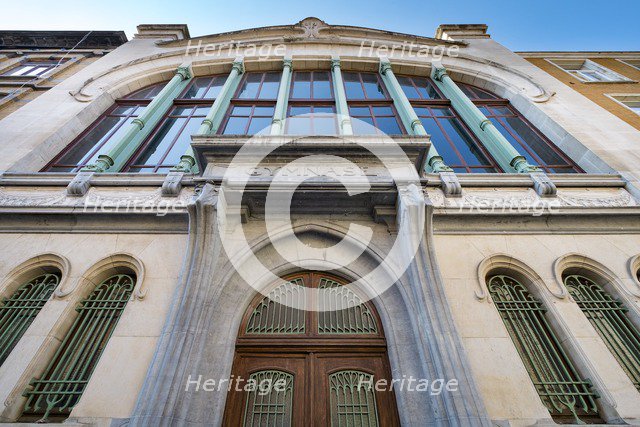 Ecole Josaphat, facing 30 Rue de la Ruche, (1907), c2014-2017. Artist: Alan John Ainsworth.