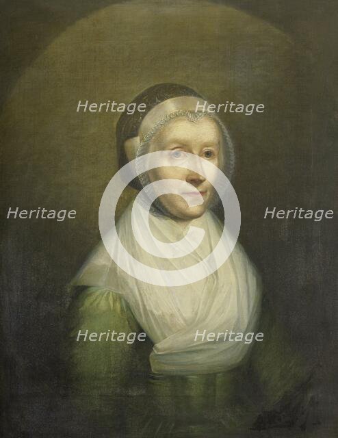 Portrait of Christina Sebilla Charlotte Bakhuizen (1750-1810), 1802. Creator: Benjamin Wolf.