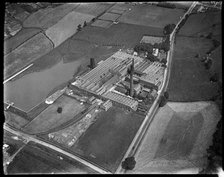 Green Lane Dye Works, Yeadon, West Yorkshire, c1930s. Creator: Arthur William Hobart.