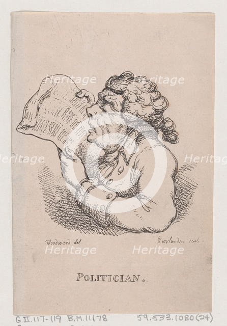 Politician, April 1808., April 1808. Creator: Thomas Rowlandson.