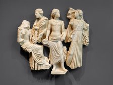 Fragmentary Sarcophagus with the Muses, mid-3rd century A.D. Creator: Unknown.