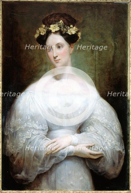 Marie d'Orléans, duchess of Württemberg (1813-1839), 1831. Creator: Scheffer, Ary (1795-1858).