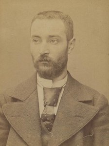 Dutheil. Louis. 29 ans, né le 28/7/64 à Maisonnais (Ht Vienne). Tailleur d'habits. Anarchi..., 1894. Creator: Alphonse Bertillon.