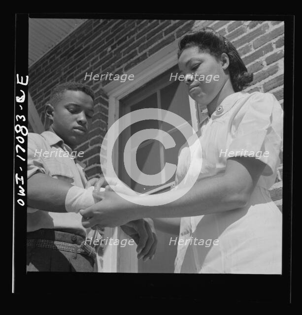 Bethune-Cookman College, Daytona Beach, Florida, 1943. Creator: Gordon Parks.