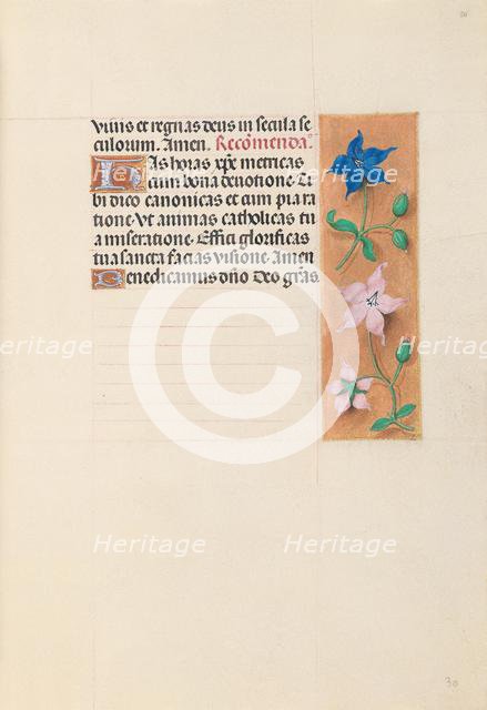 Hours of Queen Isabella the Catholic, Queen of Spain: Fol. 30r, c. 1500. Creator: Master of the First Prayerbook of Maximillian (Flemish, c. 1444-1519); Associates, and.