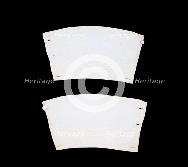 Cuffs, American, ca. 1875. Creator: Unknown.