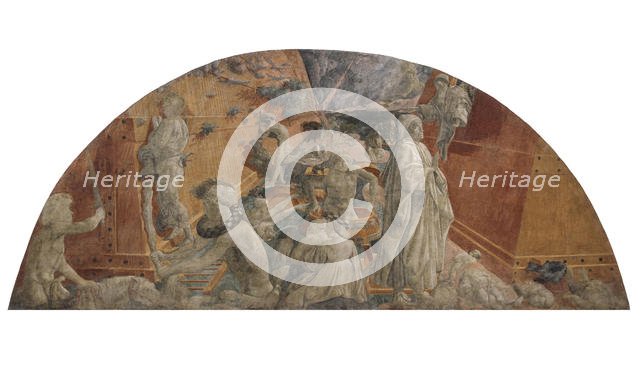 The Flood and Waters Subsiding, c. 1440. Creator: Uccello, Paolo (1397-1475).