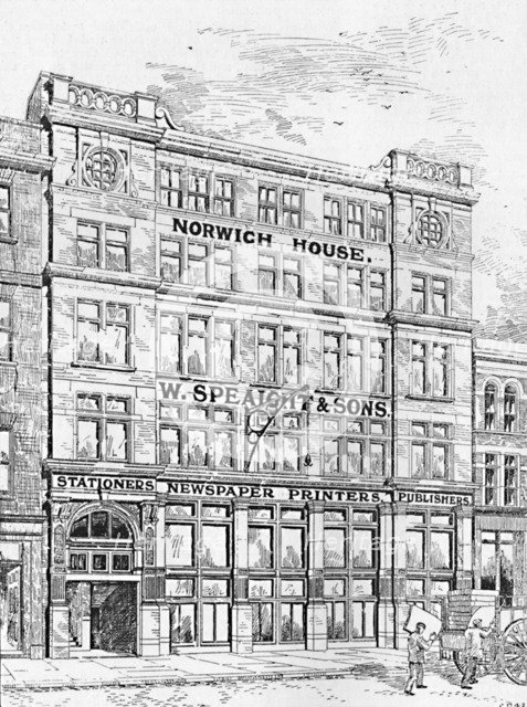 'The Works at Norwich Street', 1916. Artist: Unknown.