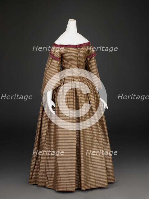 Dress, 1860s. Creator: Unknown.