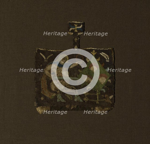 Fragment, Egypt, Roman period (30 B.C.- 641 A.D.)/Arab period (641-969), 6th/8th century. Creator: Unknown.