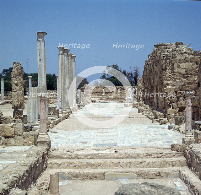 The Greek Gymnasium in Salamis. Artist: Unknown