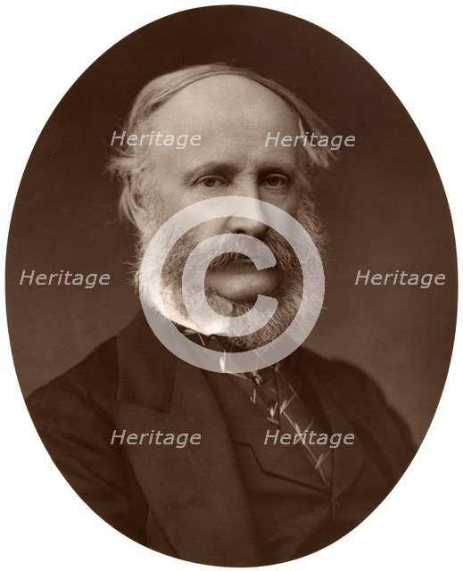 Sir James Macnaghten Hogg, Bart, MP, KCB, Chairman of the Metropolitan Board of Works, 1876.Artist: Lock & Whitfield