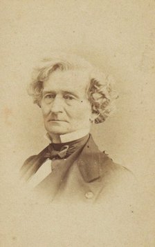 Portrait of the composer Hector Berlioz (1803-1869).