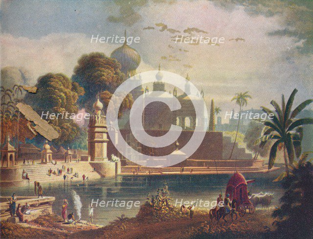 'View of the Temples and Mosques of Sassur, near Poona, in the Deccan', 1908. Artist: Unknown.