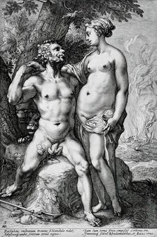 Pluto and Proserpina, between circa 1593 and circa 1594. Creator: Jan Saenredam.