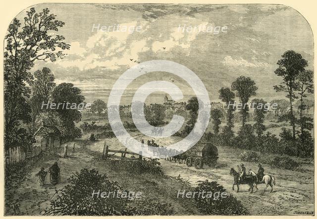 'Highgate, from Upper Holloway', c1876. Creator: Unknown.
