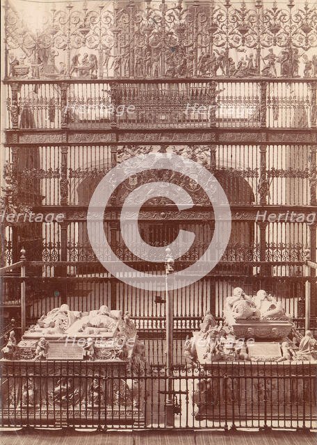 Tomb of the Catholic Kings, Granada, 1880s-90s. Creator: Unknown.