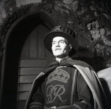 Yeoman Warder, Tower of London, c1955. Creator: Arthur Charles Kirby Ware.