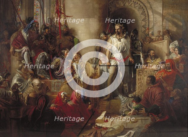 'The trial of Sir William Wallace at Westminster', c1831-1890.                                       Artist: William Bell Scott