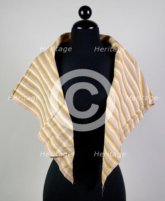 Kerchief, American, 1845-50. Creator: Unknown.