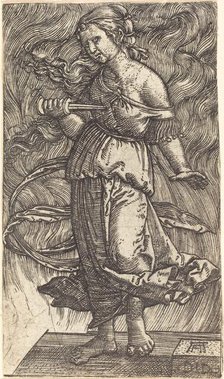 The Suicide of Dido, c. 1520/1530. Creator: Albrecht Altdorfer.