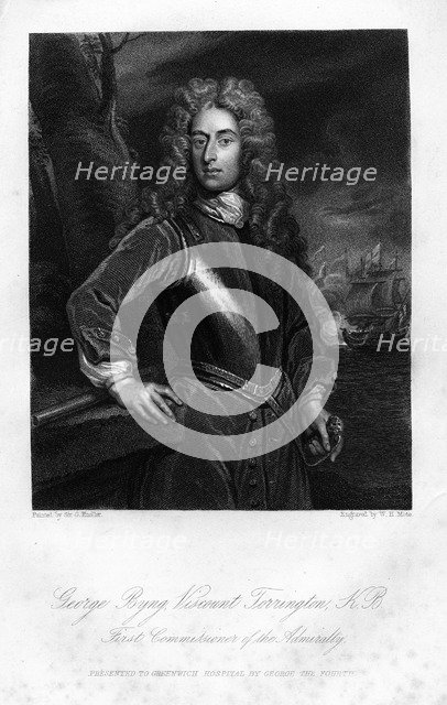 George Byng, Viscount Torrington, 1837. Artist: WH Mote