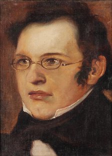 Portrait of Franz Schubert (1797-1828), First quarter of 19th cen.. Creator: Anonymous.