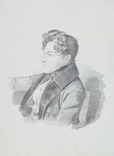 Portrait of Vasily Viktorovich Kochubey (1812-1850), c. 1832. Creator: Hampeln, Carl, von (1794-after 1880).
