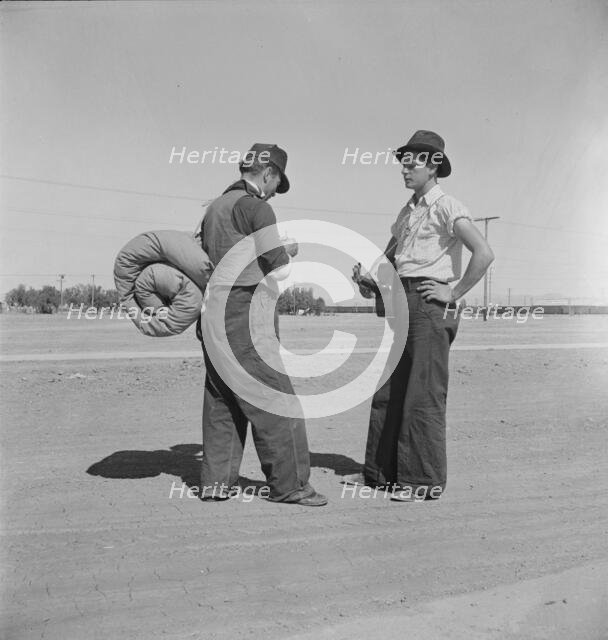 One of the roads leading into Calipatria, Imperial County, California, 1939. Creator: Dorothea Lange.