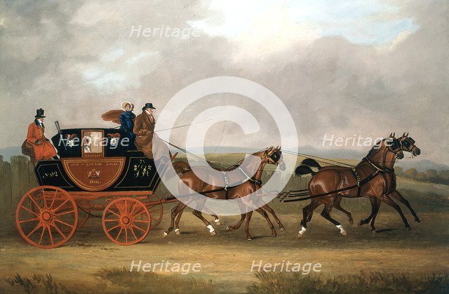 'Edinburgh-London Royal Mail'. Artist: D Dally