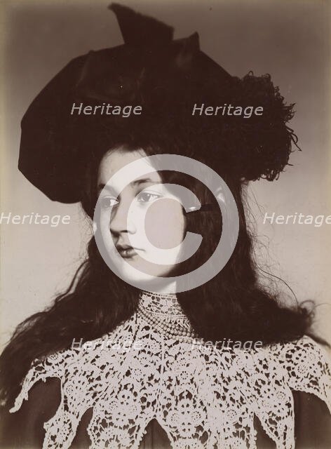 Denise Zola, ca. 1900. Creator: Emile Zola.