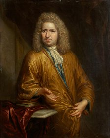 Portrait of a Man (Rudolf van Loen?), c1700. Creator: Arnold Houbraken.