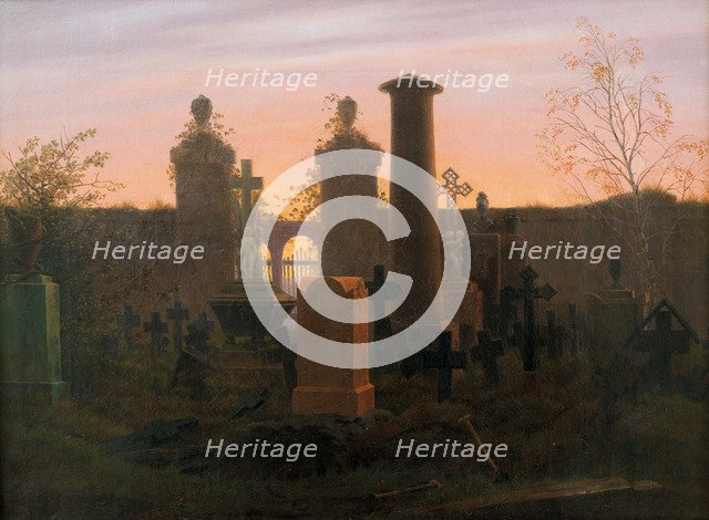 Kügelgen's Grave, 1821-1822. Artist: Friedrich, Caspar David (1774-1840)