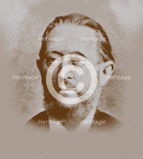 Portrait of the composer Louis Lewandowski (1821-1894). Creator: Anonymous.