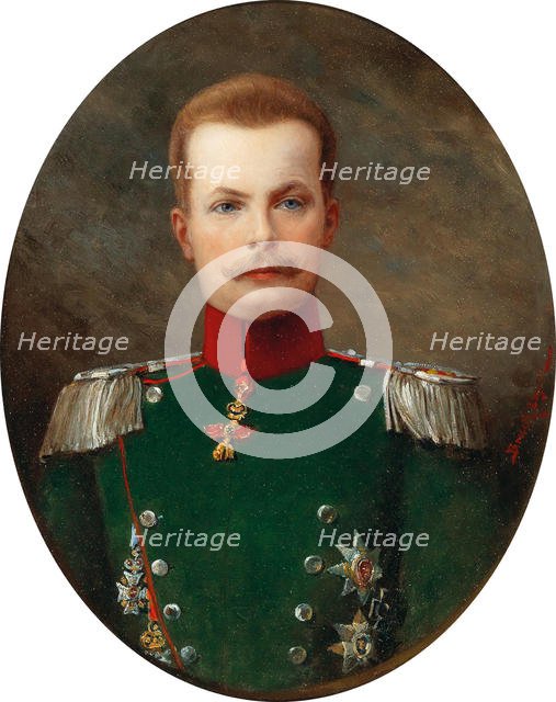 Portrait of Duke Maximilian Emanuel in Bavaria (1849-1893). Creator: Bruck, Lajos (1846-1910).