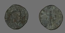 Sestertius (Coin) Portraying Emperor Gordianus, 241. Creator: Unknown.